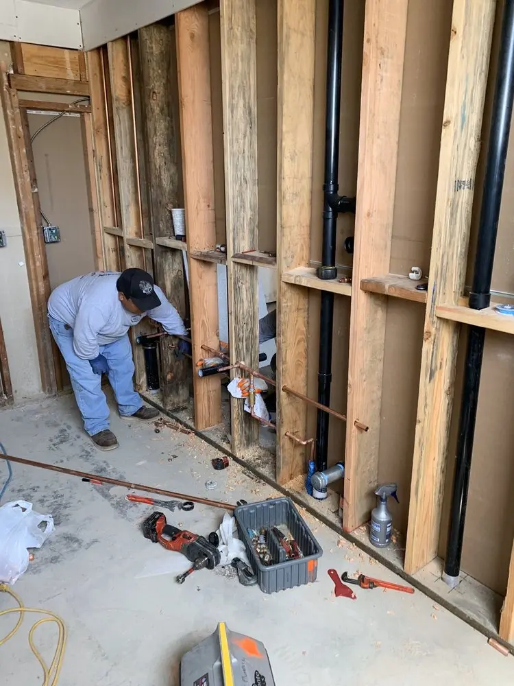 Commercial rough-in plumbing for Commercial Plumbing in Liberty Knolls